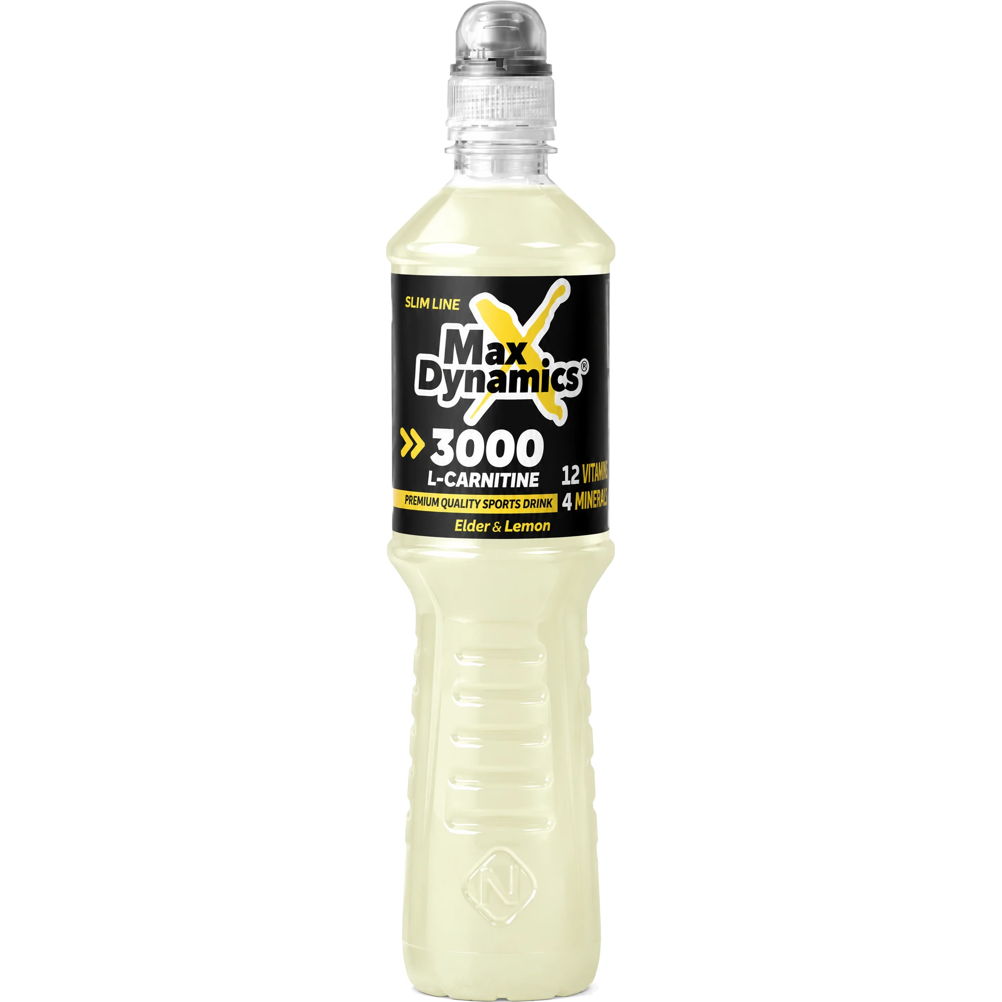Max Dynamics L-Carnitine напитка за спортуване бъз и лимон (750 мл)
