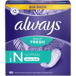 Always Daily Fresh ежедневни превръзки (60 бр.)
