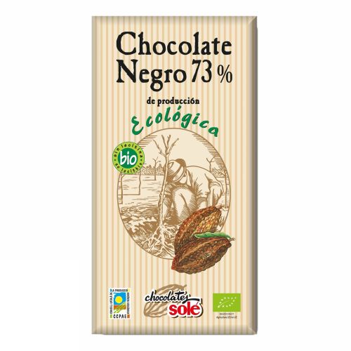 Chocolates Sole био черен шоколад 73% (100 г)