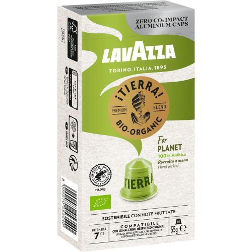 Lavazza Tierra био кафе капсули съвместими с Nespresso (10 бр.)