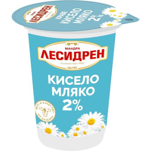 Лесидрен краве кисело мляко 2% (400 г)