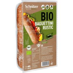 Schnitzer био рустик багетини с ленено брашно, без глутен, 2 бр. х 100 г (200 г)