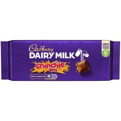 Cadbury млечен шоколад с крънч (180 г)
