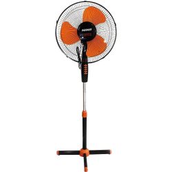 Muhler Perfect FM-3235, стоящ вентилатор, черно и оранжево, 16 инча (1 бр.)