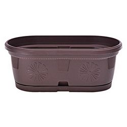 Сандъче Гербер 20 см с подложка , кафяво (1 бр.)