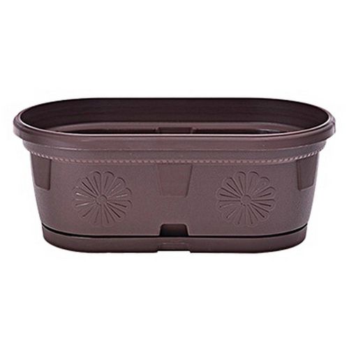 Сандъче Гербер 20 см с подложка , кафяво (1 бр.)