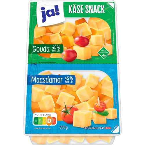 JA! сирена гауда и масдамер на кубчета (220 г)