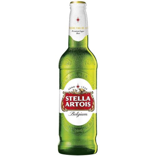 Stella Artois бира в стъклена бутилка (500 мл)