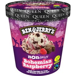 Ben & Jerry's Bohemian Raspberry сладолед с малини и парченца брауни (465 мл)