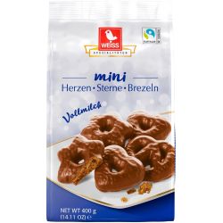 Weiss мини меденки с млечен шоколад (400 г)