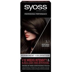 Syoss Color боя за коса тъмно кафяв, 3-1 (1 бр.)