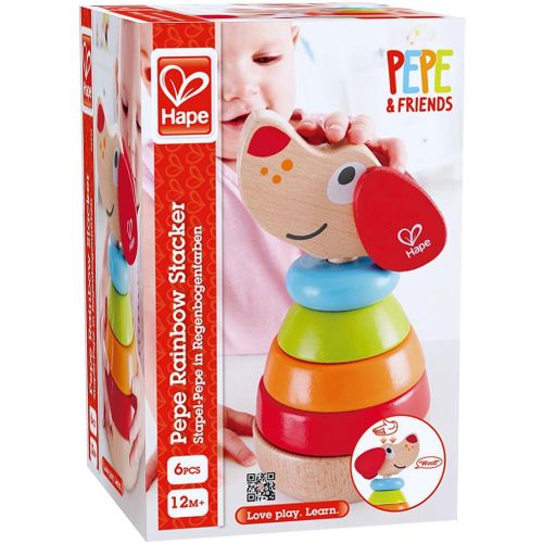 Hape музикално кученце с цветни рингове (1 бр.)
