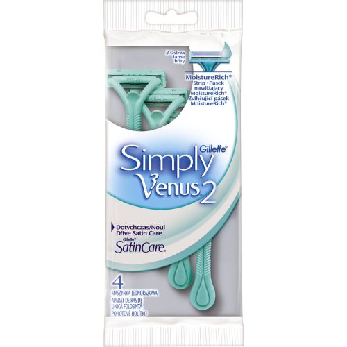 Venus 2 еднократна самобръсначка (4 бр.)