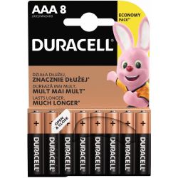 Duracell батерии AAA Basic (8 бр.)