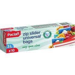 Paclan пликове с цип, 3 л (10 бр.)