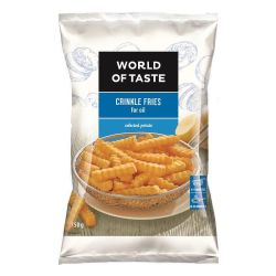 World of Taste къдрави картофи за пържене, замразени (750 г)