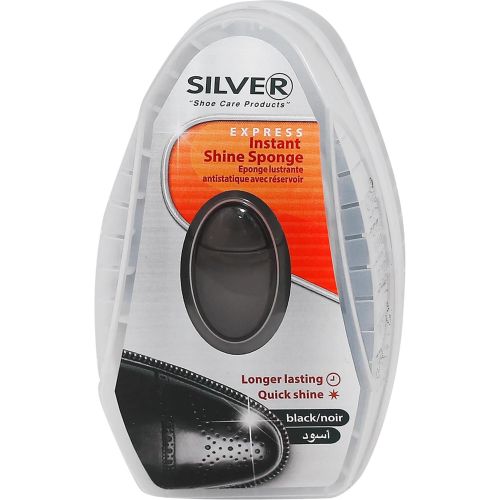 Silver антистатична гъба за обувки, черна, 6 мл (1 бр.)