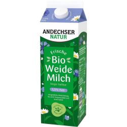 Andechser Natur био прясно мляко 1.5% (1 л)
