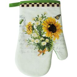 Кухненска ръкавица с магнит, 100% памук, 27 см (1 бр.)