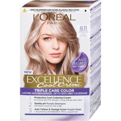 Excellence боя за коса 8.11, Ultra Ash Light Blonde (1 бр.)