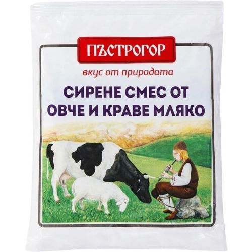 Пъстрогор сирене смес от овче и краве мляко (200 г)