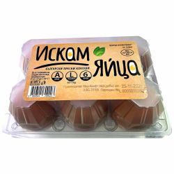 Искам яйца кокоши яйца, размер L (6 бр.)