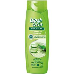 Wash & Go 100% Volume шампоан алое (180 мл)