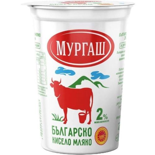 Мургаш краве кисело мляко 2%, ЗНП (400 г)