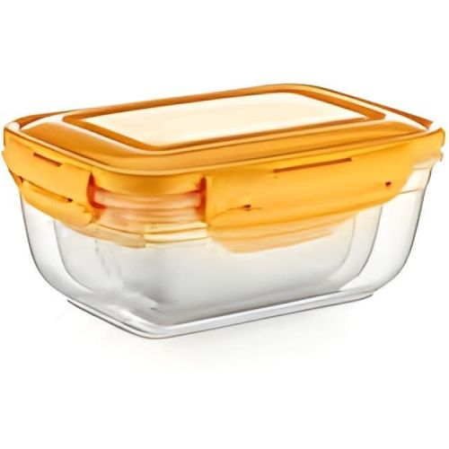 Dunya кутии за храна с цветен капак, 3 бр., различни размери (1 бр.)