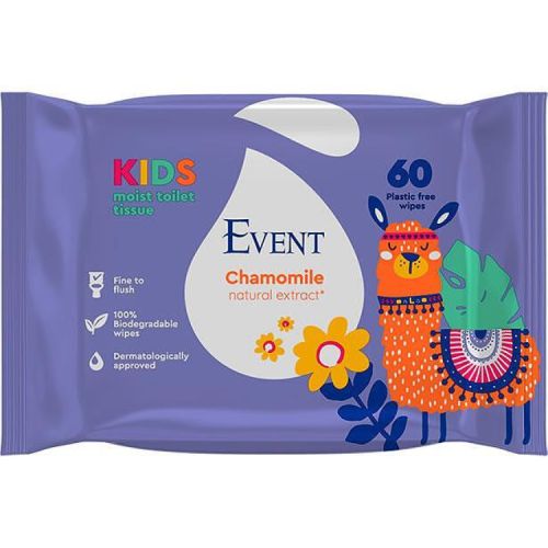 Event Baby WC влажни тоалетни кърпички (60 бр.)