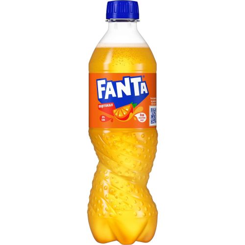 Fanta портокал газирана безалкохолна напитка (500 мл)
