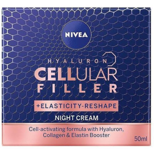 Nivea Cellular Hyaluron Filler + Elasticity-Reshape нощен крем (50 мл)