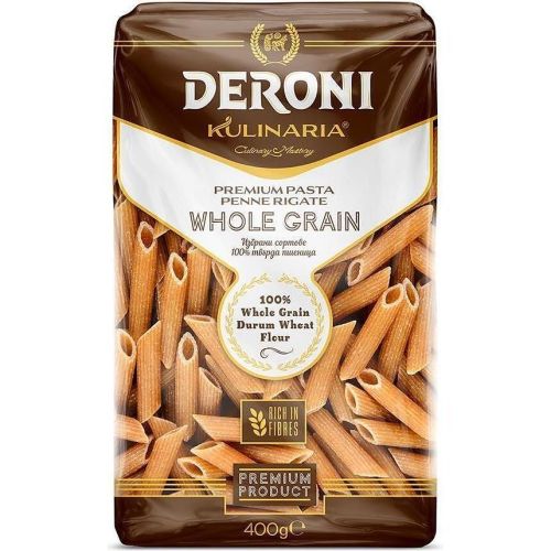 Deroni пълнозърнести пене ригате (400 г)