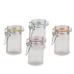 Fackelmann стъклено бурканче с гумено уплътнение, 9 см (1 бр.)