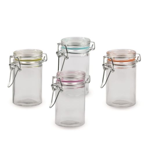 Fackelmann стъклено бурканче с гумено уплътнение, 9 см (1 бр.)