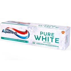 Aquafresh Pure White Soft Mint паста за зъби (75 мл)
