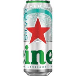 Heineken Silver бира, кен (500 мл)