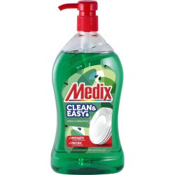 Medix Clean & Easy препарат за съдове ябълка, с помпа (800 мл)