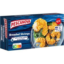 Pescanova замразени панирани скариди с корнфлейкс (240 г)