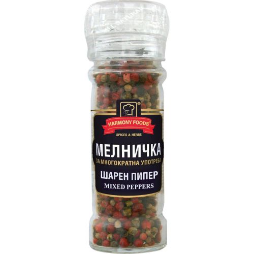 Harmony Foods шарен пипер, мелничка (40 г)