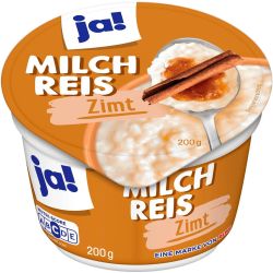 Ja! мляко с ориз, различни вкусове (200 г)