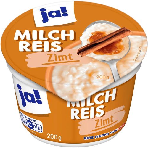 Ja! мляко с ориз, различни вкусове (200 г)