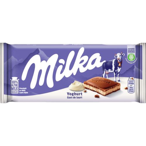 Milka шоколад с йогурт (100 г)