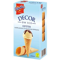 DeBeukelaer Decor on Ice фунийки за сладолед, 8 бр. (112 г)
