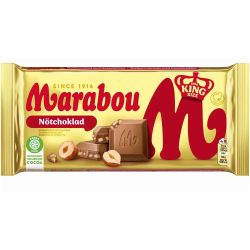Marabou Nötchoklad млечен шоколад с лешници (220 г)