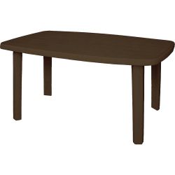Areta Sorrento маса, кафява, 140 см х 80 см х 72 см (1 бр.)