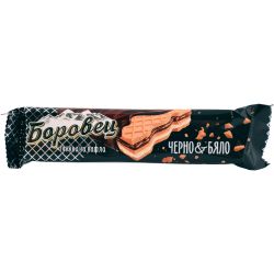 Боровец туквана вафла черно и бяло с какаова глазура (30 г)