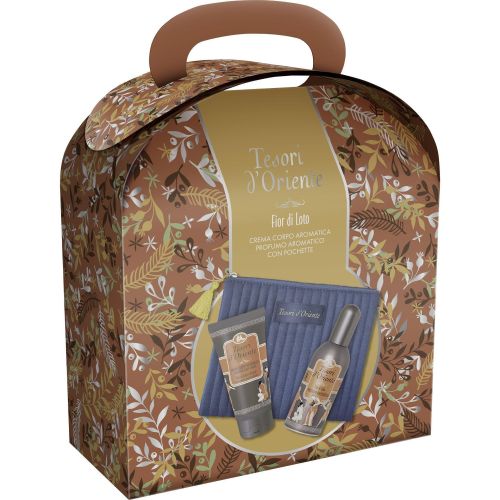 Tesori d'Oriente Fior di Loto козметичен комплект с несесер, 2 части (1 бр.)