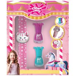 Chlapu Chlap комплект малки принцеси II 2 лакa за нокти, 1 гланц (1 бр.)