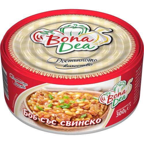 Bona Dea боб със свинско месо (300 г)